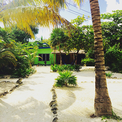 The original vacation house that became Ascension Bay Lodge